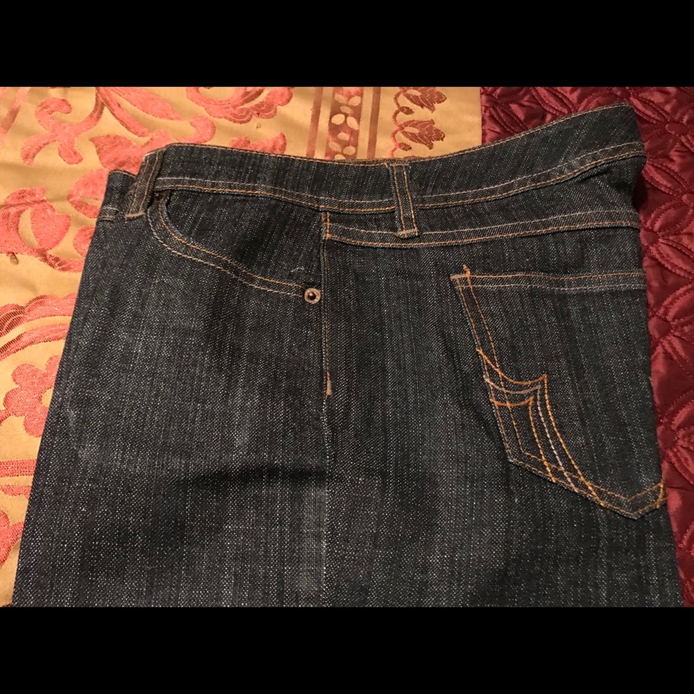 Tommy Hilfiger Blue Denim Capris Hipster Jeans